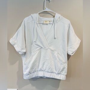 🔥MAEVE by Anthropologie White Hoodie Top🔥